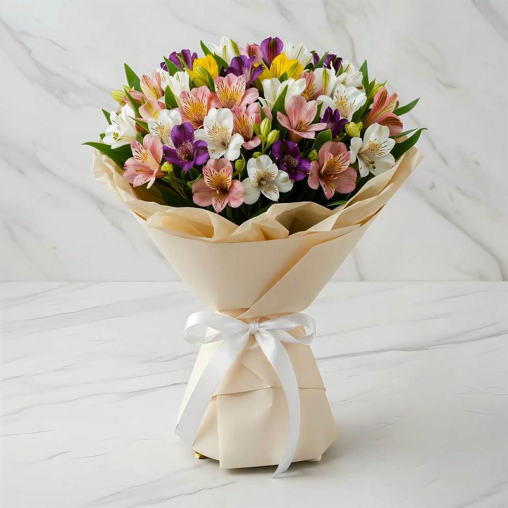 Букет цветов из: Альстромерии во Владивостоке