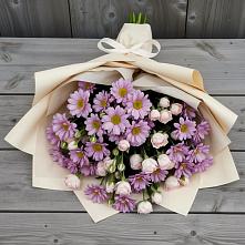 Букет цветов из:  Розы и Хризантемы во Владивостоке