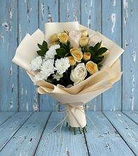 Букет цветов из:  Розы и Хризантемы во Владивостоке
