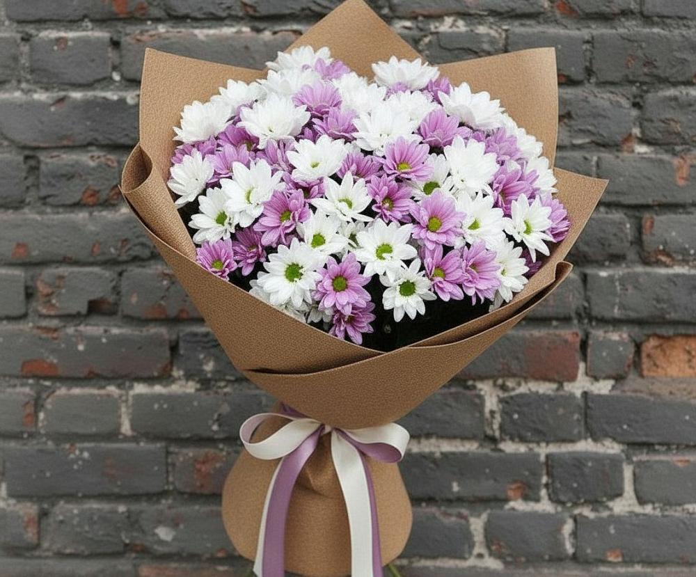 Букет грани совершенства во Владивостоке Букет цветов из: Хризантемы во Владивостоке