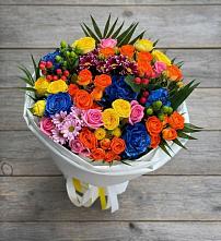 Букет цветов из:  Розы и Хризантемы во Владивостоке