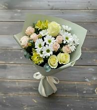 Букет цветов из:  Альстромерии, Розы и Хризантемы #REPLACE_PRED# Владивостоке