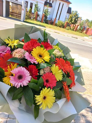 Букет цветов из: Герберы во Владивостоке